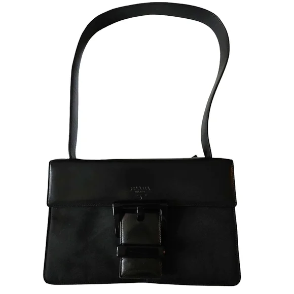 Prada | Bags | Prada Black Nylon Y2k Shoulder Bag | Poshmark